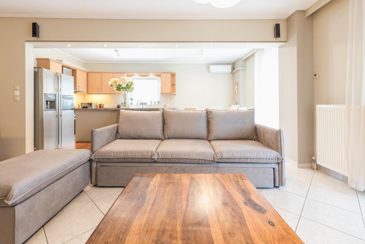 Luxury And Spacious Apt For 6 Guests Athen Eksteriør billede