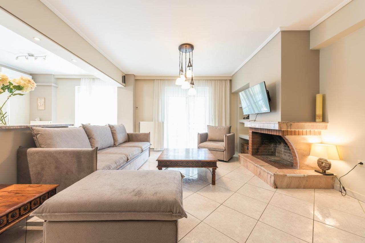 Luxury And Spacious Apt For 6 Guests Athen Eksteriør billede
