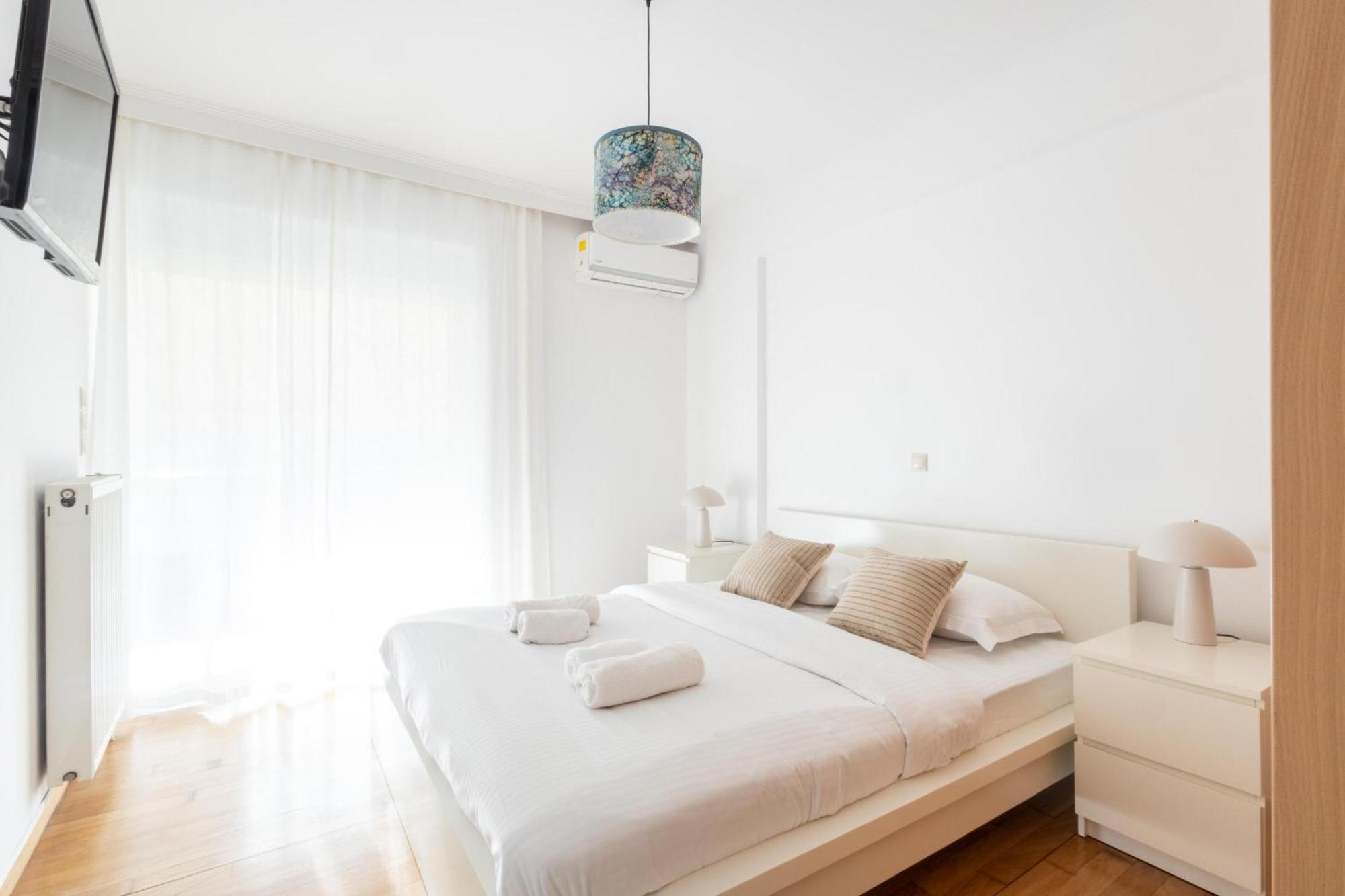 Luxury And Spacious Apt For 6 Guests Athen Eksteriør billede