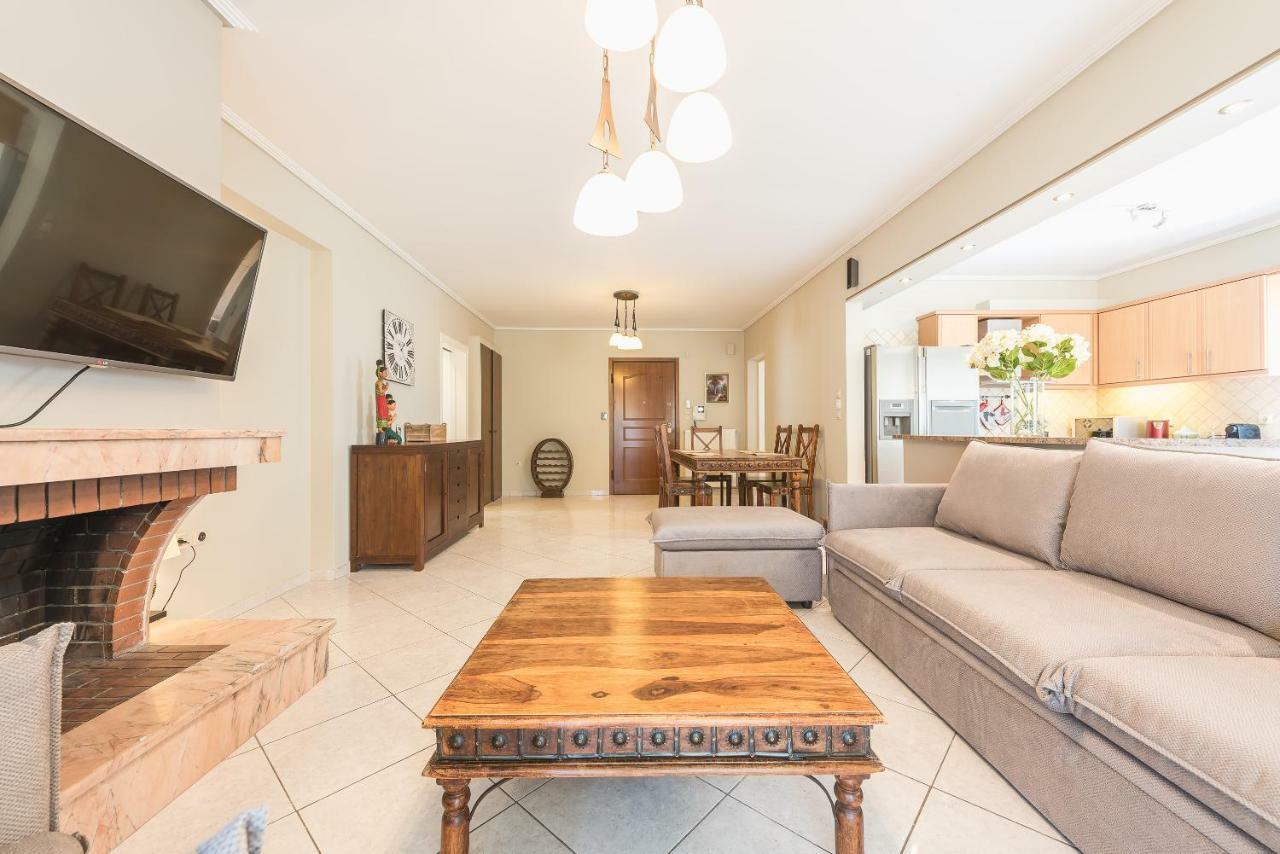 Luxury And Spacious Apt For 6 Guests Athen Eksteriør billede